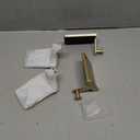 MorningRo 4 Pcs Heavy Duty Christmas Stocking Holders Scalloped Brass Non-Slip Mantel Fireplace Stocking Hangers for Xmas Counter Tables Fireplace Mantle Decoration