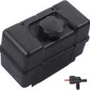 691993 Fuel Tank - 4 Quart Plastic Gas Tank with Shut Off Valve and Cap - Fuel Gas Tank Compatible with Lawn and Garden Equipment Engines - Lawnmower Gas Tank for Remote Mounting