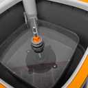 Mop and Bucket Set  Easy-to-use Spin Mop with Separate Dirty Water System, Deep-Cleaning Mops for Floors, Versatile Mops for Walls