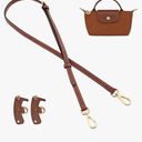 Jiesinlov Leather Bag Shoulder Strap Replacement Crossbody Adjustable Conversion Kit Fit for Mini Pouch