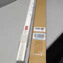 Redi Shade No Tools Easy Lift Trim-at-Home Cordless Pleated Light Filtering Fabric Shade White, 36" W x 64" L, (Fits windows 19"- 36")