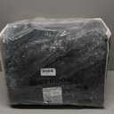 INGEROOM Washable Area Rug 8x10, Abstract Design Non Slip Low Pile Rug for Living Room Bedroom, Stain Resistant Soft Blue Area Rug