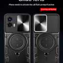 Compatible with Motorola Moto G24 Case,with Slide Camera Lens Cover Compatible with Motorola Moto G04 XT2421-2 / Moto G24 XT2423-1 Case Silver