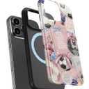 LUMARKE for iPhone 14 Pro Max Case, Cute Preppy Floral Cover for Women