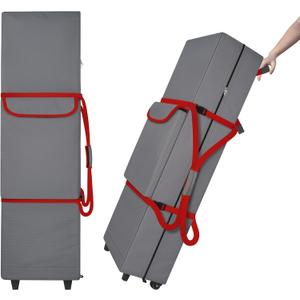 Cuddly Nest 10x20ft Wheeled Canopy Bag Replacement for Commercial Pop Up Canopy Tent - 900D Rolling Carry Storage Bag with Sturdy Handles/Buckle Strap and Pocket