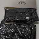 G&Y 3 Pairs Women's Sheer Tights - 20D Control Top Pantyhose with Reinforced Toes(Black, 2XL)