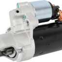 SCITOO Starter Motor 17976 for Audi for A4 3.2L 2006-2008 for A4 Quattro 3.2L 2005-2009 for A6 3.2L 2006-2011 for A6 Quattro 3.0L 2009-2011 for A6 Quattro 3.2L 2005-2008 1.2KW 12V CW 10T