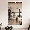 TETOTE Home Gym Mirror 60" x 36" - 1PC Large Tempered Glass Workout Mirrors for Home Gym, Exercise Fitness Wall Mounted Frameless Full Length Mirror for Garage, Dance Studio, Yoga, Living Room