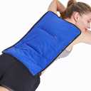 Koo-Care Extra Extra Large Gel Ice Pack for Injuries Reusable Flexible Cold Therapy Compress with Wrap for Full Back, Hip, Thigh, Knee, Shin - Pain Relief for Post-surgery Recovery XXL, 13 x 21.5 Inch