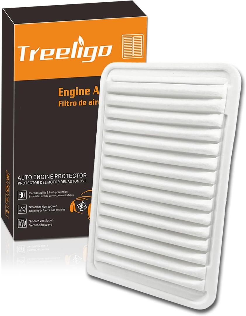 CA10171 Engine Air Filter, Replacement for Camry Gas L4 2.5L 2010-2017 Camry Gas L4 2.4L 2007-2009 Venza Gas L4 2.7L 2009-2016, Provides Up to 12 Months/12,000 Miles Filter Protection