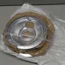 Kitchen Basics 101 Made in the USA 119204XZ Style B Chrome 4 Pack Drip Bowls 3 Small 6” and 1 Large 8” Replacement for GE WB31T10010 and WB31T10011