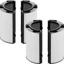 Leemone True HEPA+Carbon Filter 2-Pack Replacement for Dyson HP1 PH01 PH02 PH03 HP06 TP06 HP07 TP07 HP09 TP09 HP10 TP10 360 Combi Glass Purifying Fans, 2-in-1 Replacement Filters, 2 Pack