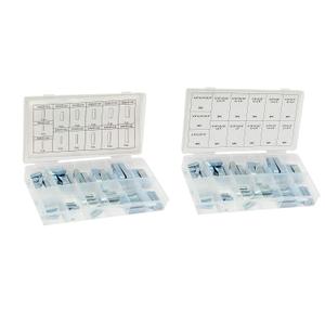 60 pc Keystock Bar Assortment Lock Pulleys Gears Square Key Stock Keyway Set (SAE+Metric)
