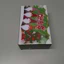 Christmas Gnome Ornaments, 4 Pack Christmas Tree Decorations Handmade Swedish Santa Gnomes Ornaments Lights Scandinavian Plush Elf Table Home Decor, Christmas Tree Hanging Decoration