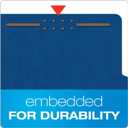Pendaflex Classification File Folders,1 Divider, Durable File Organizer for Home, School or Office, Letter-Size Folders for Files, Paper Organizer, Durable Prongs, (B006NVMJCC)