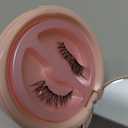 Soft Magnetic Eyelashes Natural Look Wispy Magentic Lashes Reusable Magnetic Eyelashes with Applicator No Glue Needed Press on Brown Magnetic Lashes Quick to Wear by JIMIRE