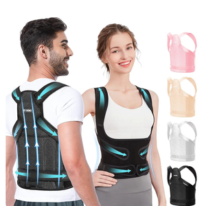 Fit Geno Posture Corrector for Women and Men - Adjustable Back Brace & Straightener for Scoliosis, Hunchback Correction, Back Pain, Spine Corrector, Back Support and Posture Trainer, Size Small