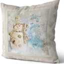 ONGING Decorative Throw Pillow Case White and Grey Geometry Pink Rose Gold Triangle Marble Black Pattern Pillowcase Cushion Cover Two Side Design Printed Square Size 16 x 16 inch (Set of 1), Multi 04