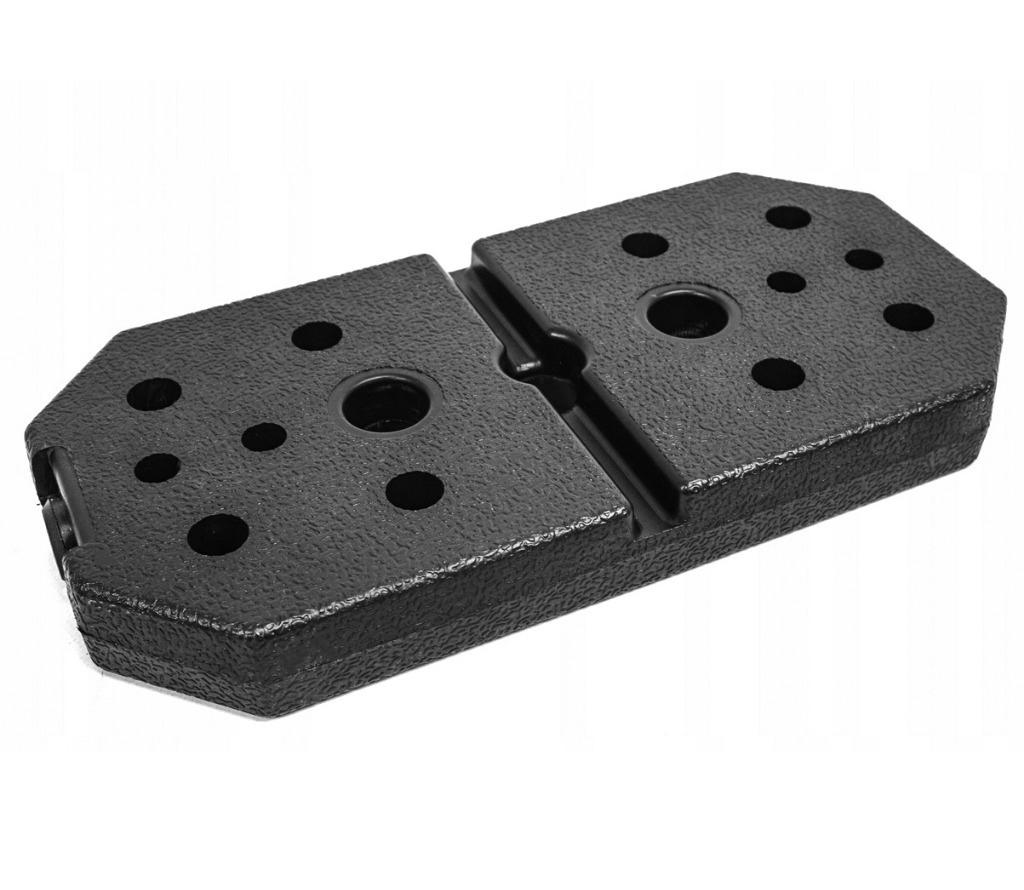 Set Of 4, 12.50 Lbs Each Rectangular 15" x 7.5" Machine Weight Plate for Training