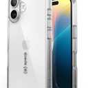 Speck Clear iPhone 16 - Slim Phone Case - GemShell - Crystal Clear
