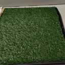 Powools Grass Pad for Dogs Potty - 3-Layer Reusable Dog Grass Pad with Tray, Washable Artificial Grass Dog Potty Tray with Drainage Holes, Indoor & Outdoor GrassPee Pad for Dogs, 31"  19"