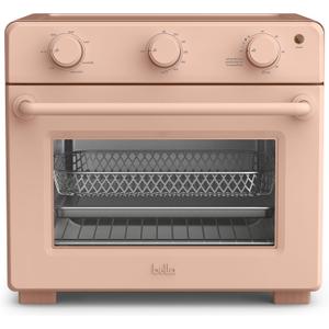 bella Air Fry Toaster Oven, 7 Preset Cooking Options, Dishwasher-Safe EverGood Coated Trays Included, 60-Minute Auto Shutoff w Audible Timer, Power Indicator Light, 1700 Watt, Blossom, 25QT