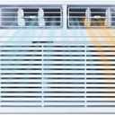 Whirlpool 14,000 BTU 230V Through-the-Wall Air Conditioner with Supplemental Heat, Dehumidifier and Remote, Wall AC Unit for Apartment, Living Room and Large Rooms up to 700 Square Feet in White