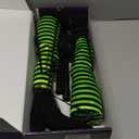 Halloween Witches Legs Decor Leg Yard Stakes Stake Wreaths Feet Door Crashing Garden Party Porch Wicked Hanging House Foot Outdoor Decorations (Green)