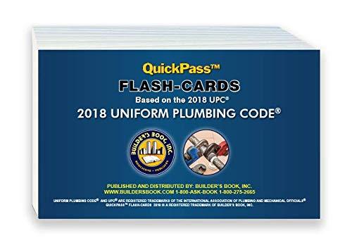 Uniform Plumbing Code QuickPass Flash-Cards Based on The 2018 UPC, Format: Paperback
