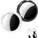 2025 [Apple MFi Certified] Pair with Apple Find My (iOS Only) Tracker Tags-2 Pack Bluetooth Smart Tracker Tag Key Finder Item Locator Waterproof Finder Worldwide Tracking for Key Wallet Bags Dog