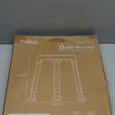 Space-Saving Triangular Shower Chair for Elderly and Disabled, 400 lbs Adjustable Shower Stool Seat with Stable-Bracing, Non-Slip Bathtub Chair, Tool-Free Assembly, Blue With Eva Pad