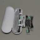 kingheroes Electric Toothbrush Set, Comes with 8 Brush Heads & Travel Case,4 Modes with 2 Minutes Built in Smart Timer, One Charge for 60 Days, 42000 VPM Motor (Black)