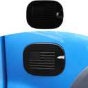 RT-TCZ for Silverado Gas Cap Door Cover Trim for Chevy Silverado 1500/GMC Sierra 1500 2019-Present Black American Flag Exterior Accessories