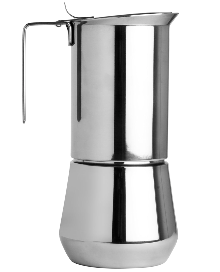 Ilsa Stainless Steel 6 Cup Stovetop Espresso Maker