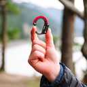 GEAR AID HEROCLIP (Mini) Carabiner Gear Clip and Hook, for Hanging Bags, Purses, Lanterns, Strollers, Tools, Helmets, Water Bottles, and More