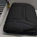 Back Massager with Heat,Heated Seat Cover Cushion with 5 Vibrating Massage Nodes Chair Pad for Pain Relief Home Office Use (Black)