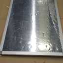 VIZ-PRO Tamperproof Lockable Gray Fabric Noticeboard Aluminium Framed 36x24 Inches (36 x 24 inches, Gray Felt)