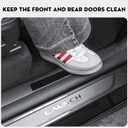 8PCS Door Sill Protector for Tesla Model Y Juniper Door Sill Guards Anti-Kick Full Protect Door Entry Cover for 2025-2026 New Model Y Accessories(Non-Destructive Installation)