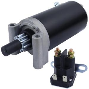 Starter with Relay for Cub Cadet i1046 i1050 LT1045 LT1046 05-06, LGT1050 LGTX1050 12-13, LTX1046 09-14, RZT 42 46 50 54 11-13 with Kohler Courage 7000 Series Engine, 32-098-01S 32-098-04S