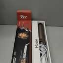 Hoson 2 Inch Curling Iron Large Barrel, Long Barrel Curling Wand Dual Voltage, Ceramic Tourmaline Coating with LCD Display, Glove Include