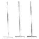 3Pcs Lab Cell Spreaders Coating Rods T-Shaped Glass Laboratory Tools for Precise Science Experiment and Cell Culture Application 7.36X1.77X0.59In