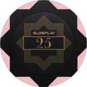 SLOWPLAY Nash Clay Poker Chips, 14 Grams Heavyweight Clay Composite, 40mm Large Chips in Bulk, Pack of 50 with Denomination of 25