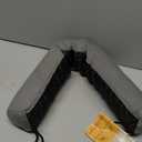 Sunolga 24" Door Draft Stopper Blocks Hot and Cold Air with Removable Washable Cover for Gaps Up to 3", All-Season Seal for Noise, Door Sweep for Bottom of Door and Window, Home Essentials, Gray