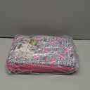 Badger Basket Stylish Travel Case for 12 Inch Fashion Dolls - Storage Solution with Pockets for Doll Accessories - Best for On-The-Go Travel - Lipstick Print Design