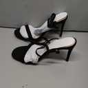 Coutgo Womens Strappy Lace up Heels Sandals Sexy High Heeled Ankle Strap Summer Dress Shoes (8.5, Black)