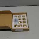 khtumeware 10 Pack Drawer Pulls 1-1/4 Inch Kitchen Cabinet Knobs Solid Round Dresser Drawer Knobs Champagne Bronze Dresser Knobs Drawer Knobs Simple Cabinet Hardware for Cupboard Drawer Pulls.