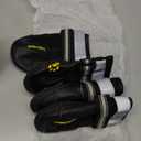 QUMY Dog Shoes for Large Dogs, Medium Dog Boots & Paw Protectors for Winter Snowy Day, Summer Hot Pavement, Water-Resistant in Rainy Weather, Outdoor Walking, Indoor Hardfloors Skid-Resistant Sole (Size 6: 2.6''x3.0''(W*L) (Pack of 4))