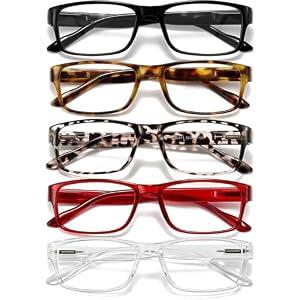 Gaoye 2.5x Professional Reading Glasses for All Day - FSA-HSA - Computer Readers with Blue Light Protection