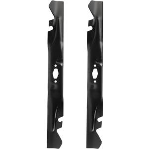 ACEBRI 742P05510-X 742-05510-X 46 inch Mower Blades for Cub Cadet/MTD/Troy Bilt XT2-LX46 XT1-LT46 ZTS1 ZT1, for Craftsman Z5450, Z5400, T2400, 74205510X, 742P05510X, 490-110-C203, 2 PSS-Shaped Hole