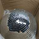 16-Inch Large Disco Ball Big Hanging Mirror Ball Disco Ball Decor for Disco Party Decorations, Weddings, Events, Disco Christmas Decor, and Home Celebration